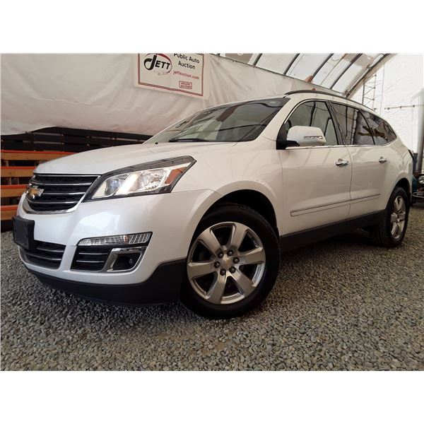 C6C --  2017 CHEVROLET TRAVERSE PREMIER AWD , White, 167 218 KM