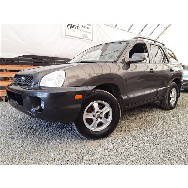 C5 --  2003 HYUNDAI SANTA FE GLS AWD, Grey, 272611 KM