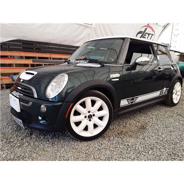 E6 --  2003 MINI COOPER S, Green, 209 681 KM