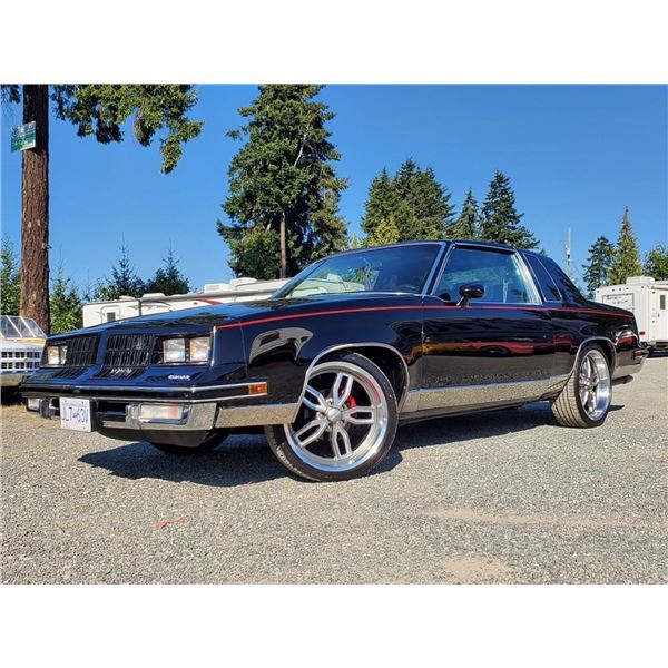 0B -- 1982 Oldsmobile Cutlass Calais, Black,  2318  TMU