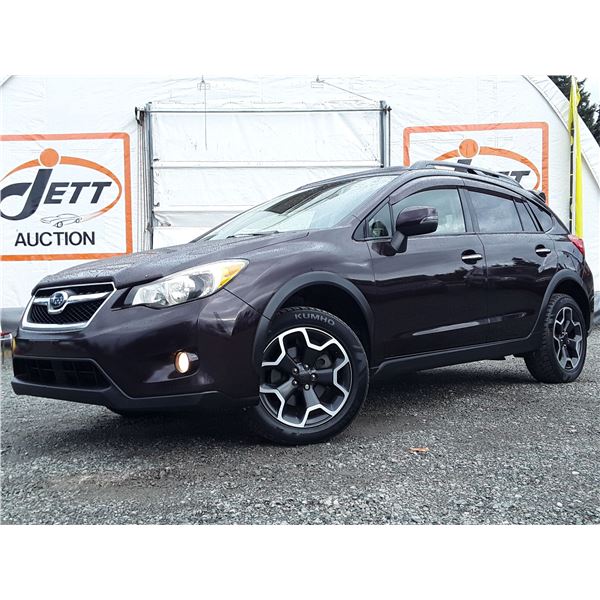 E1 --  2013 SUBARU XV CROSSTREK LIMITED AWD, Red, 313435 KM