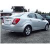 Image 10 : C2 --  2014 CHEVROLET SONIC LT, Silver, 143129 KM
