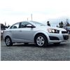 Image 7 : C2 --  2014 CHEVROLET SONIC LT, Silver, 143129 KM