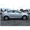 Image 8 : C2 --  2014 CHEVROLET SONIC LT, Silver, 143129 KM