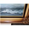 Image 2 : Large Oil Painting of Ship signed