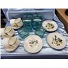 Image 2 : Large Lot of China Dish set and glass wear  (Box 3)