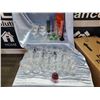 Image 1 : large lot of Glass & Hand blown Vases (Box 4)