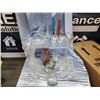 Image 1 : large lot of Glass & Hand blown Vases (Box 5)