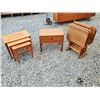 Image 1 : nesting tables, Side table & Wooden dinner trays