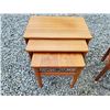Image 2 : nesting tables, Side table & Wooden dinner trays