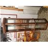 Image 2 : Tall wood & Glass Curio Cabinet