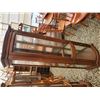 Image 1 : Tall wood & Glass Curio Cabinet