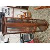 Image 2 : Tall wood & Glass Curio Cabinet