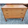 Image 3 : 3 Drawer Teak Cabinet & Tea Trolley