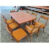 Image 1 : Teak Expandable 2 leafs Dinner tale with 8 Chairs