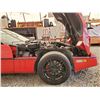 Image 102 : 0B --  1990 CHEVROLET CORVETTE CONVERTIBLE, Red, 182758 KM