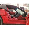 Image 104 : 0B --  1990 CHEVROLET CORVETTE CONVERTIBLE, Red, 182758 KM