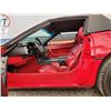 Image 122 : 0B --  1990 CHEVROLET CORVETTE CONVERTIBLE, Red, 182758 KM