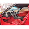 Image 133 : 0B --  1990 CHEVROLET CORVETTE CONVERTIBLE, Red, 182758 KM