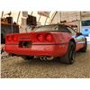 Image 18 : 0B --  1990 CHEVROLET CORVETTE CONVERTIBLE, Red, 182758 KM