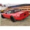 Image 22 : 0B --  1990 CHEVROLET CORVETTE CONVERTIBLE, Red, 182758 KM