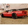 Image 24 : 0B --  1990 CHEVROLET CORVETTE CONVERTIBLE, Red, 182758 KM