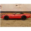 Image 25 : 0B --  1990 CHEVROLET CORVETTE CONVERTIBLE, Red, 182758 KM