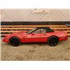 Image 26 : 0B --  1990 CHEVROLET CORVETTE CONVERTIBLE, Red, 182758 KM