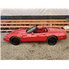 Image 31 : 0B --  1990 CHEVROLET CORVETTE CONVERTIBLE, Red, 182758 KM