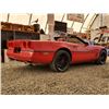 Image 44 : 0B --  1990 CHEVROLET CORVETTE CONVERTIBLE, Red, 182758 KM