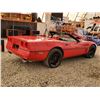 Image 45 : 0B --  1990 CHEVROLET CORVETTE CONVERTIBLE, Red, 182758 KM