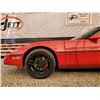 Image 62 : 0B --  1990 CHEVROLET CORVETTE CONVERTIBLE, Red, 182758 KM