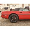 Image 72 : 0B --  1990 CHEVROLET CORVETTE CONVERTIBLE, Red, 182758 KM