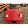 Image 7 : 0B --  1990 CHEVROLET CORVETTE CONVERTIBLE, Red, 182758 KM