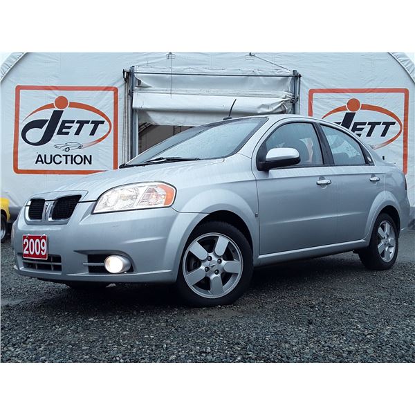 B3 --  2009 PONTIAC G3 WAVE SE, Silver, 85247 KM