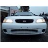 Image 4 : A2 --  2002 NISSAN SENTRA XE, White, 185988 KM  "NO RESERVE"