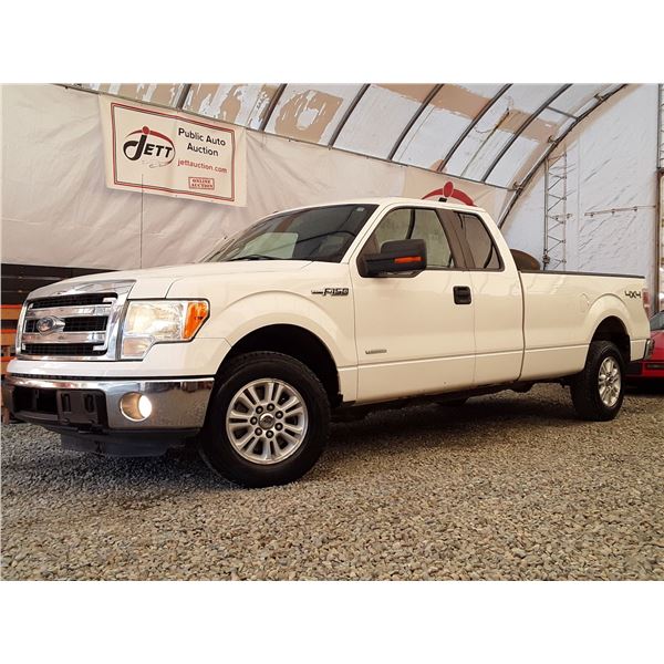 G1 --  2013 FORD F150 SUPER CAB 4X4, White, 315648 KM