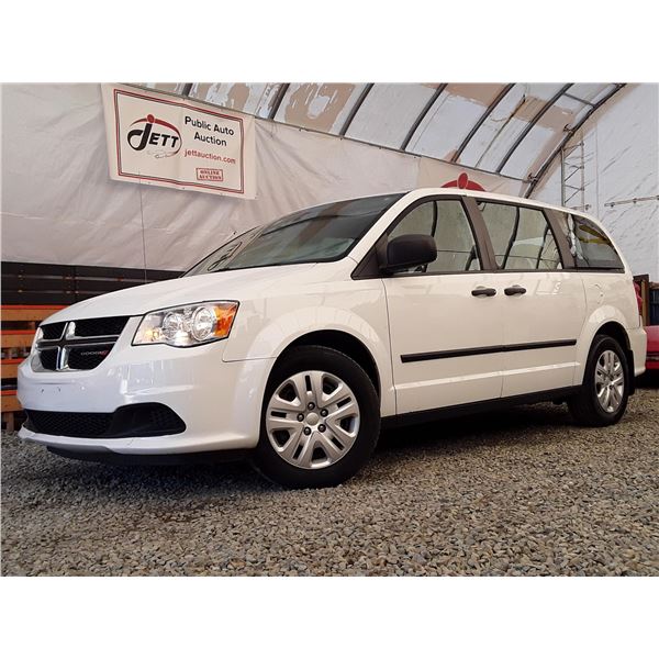 C6C --  2015 DODGE GRAND CARAVAN SE, White, 99047 KM