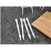 Image 2 : Wood Table with 4 Chairs