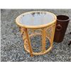 Image 2 : Lot of Vintage Chair, Staking Tables, Umrella Stand, & Round Side Table