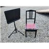 Image 1 : Adjustable Piano Chair & Music Stand