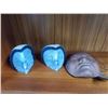 Image 1 : lot of 2 Blue geodes &  Clay Mask
