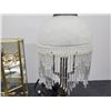 Image 2 : Lot of brass glass display with Collectible crystals, Lamp