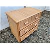 Image 1 : 3 Drawer Dresser Wicker Style