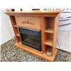 Image 2 : Electric Fireplace with wood surround