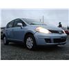 Image 8 : C6 --  2009 NISSAN VERSA S , Blue, 218764 KM