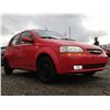 Image 8 : A5 --  2008 CHEVROLET AVEO, Red, 284489 KM