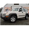 Image 1 : F1 --  2002 JEEP LIBERTY SPORT 4X4, White, 202750 KM