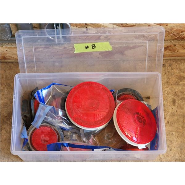 Numerous Trailer Taillight's and Reflectors