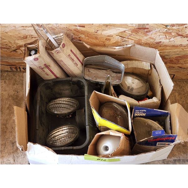 Box Of Car/Tractor/Yard Lights